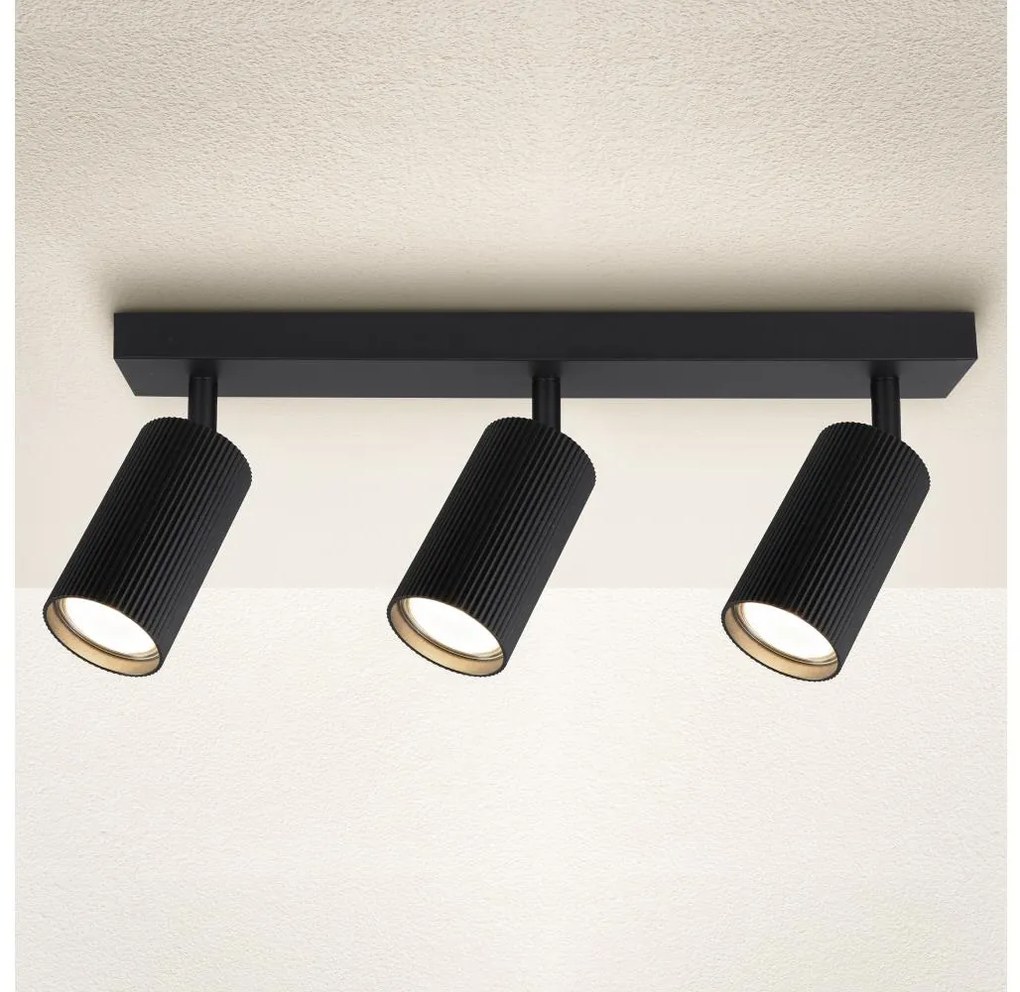 Brilagi - Faretto SELE MODERN 3xGU10/30W/230V nero