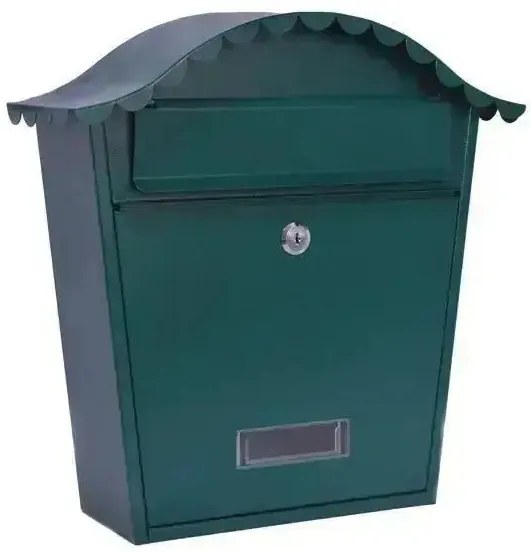 Cassetta lettere house tre colori, VERDE
