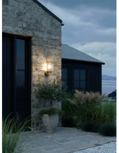 Nordlux - Lampada da parete per esterni LINTON 1xE27/15W/230V IP54 ottone