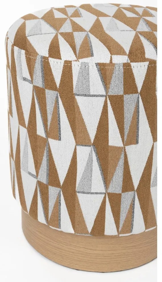 Poggiapiedi marrone Ziggy – White Label