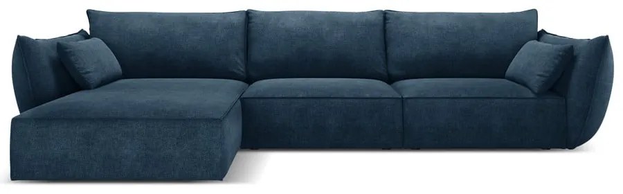 Divano angolare blu scuro (angolo sinistro) Vanda - Mazzini Sofas