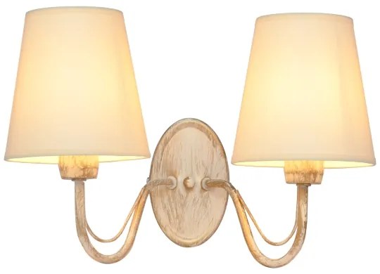 Applique MALBO 2xE27/15W/230V beige