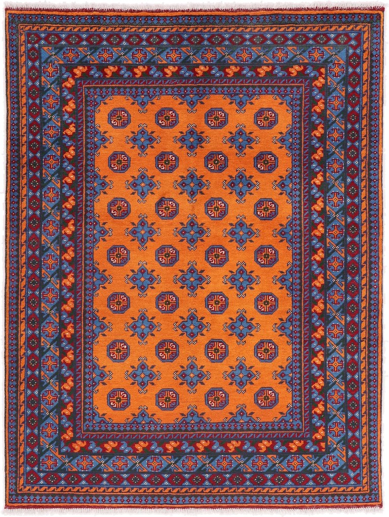 Afghan Tappeto 200x150 (Afghanistan) Annodato A Mano