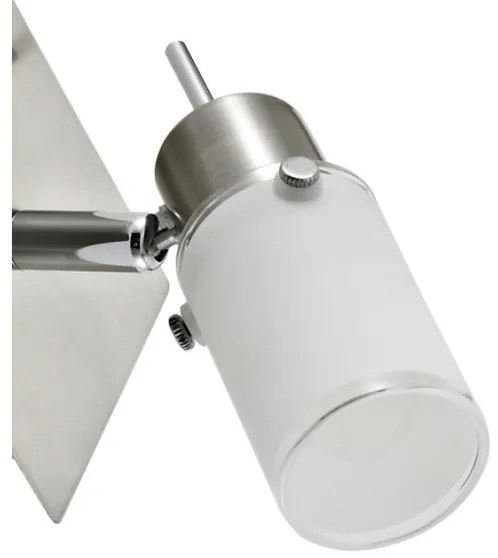 JUST LIGHT. 11931-55 - Luce Spot da parete a LED MAX 1xGU10/4W/230V cromo