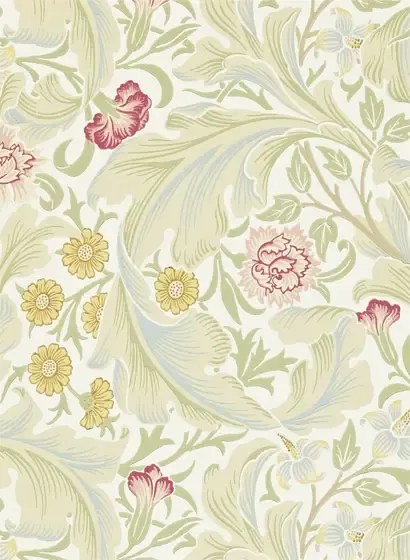Morris & Co. Tapete Leicester - Marble/ Rose