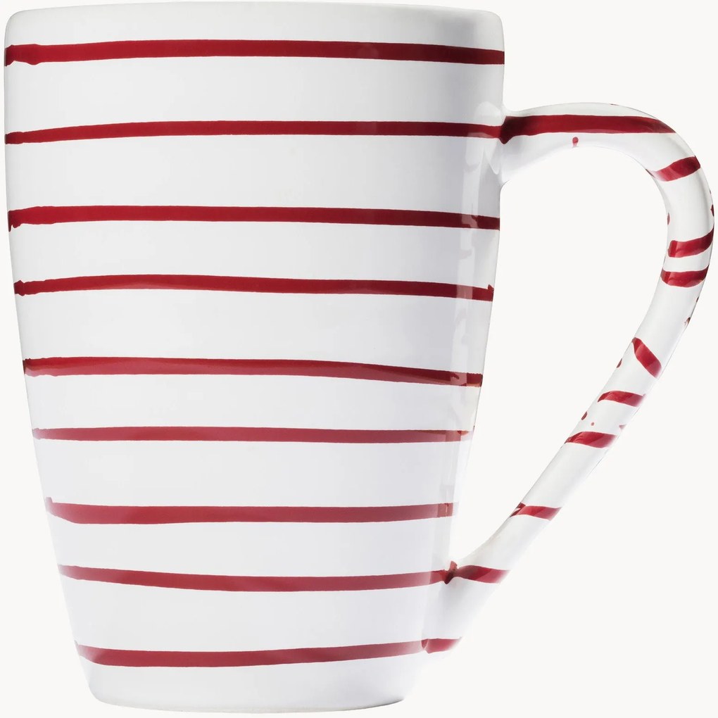 Tazza da colazione fatta a mano Rotgeflammt