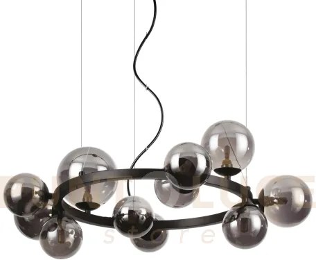 Perlage lampadario a sospensione 11 luci attacco g9 lampadine inclu...