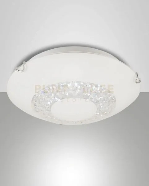 Momo plafoniera bianca 3000k 12w 160lm d.30 3334-61-102