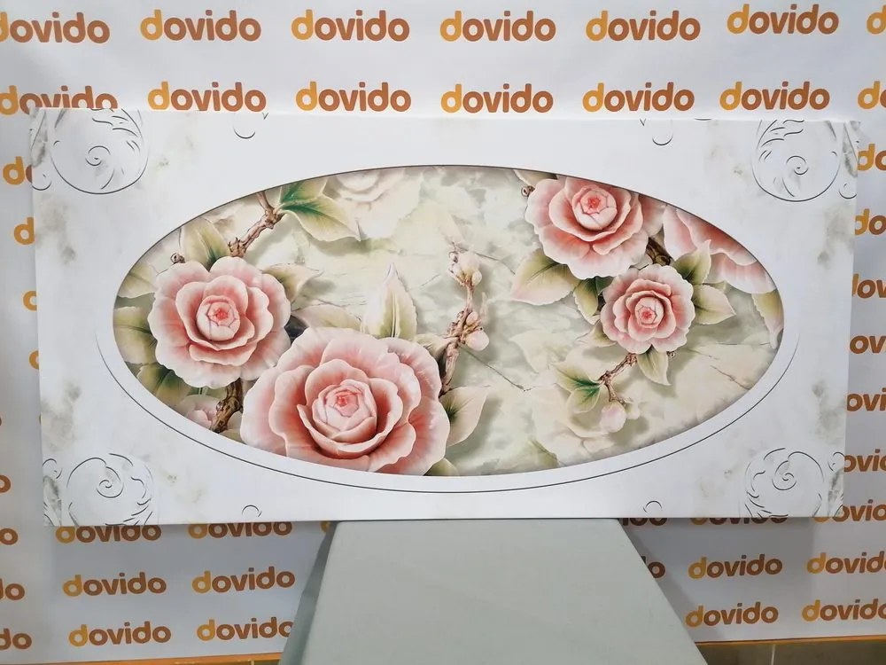 Stampa su tela – Rose di pietra