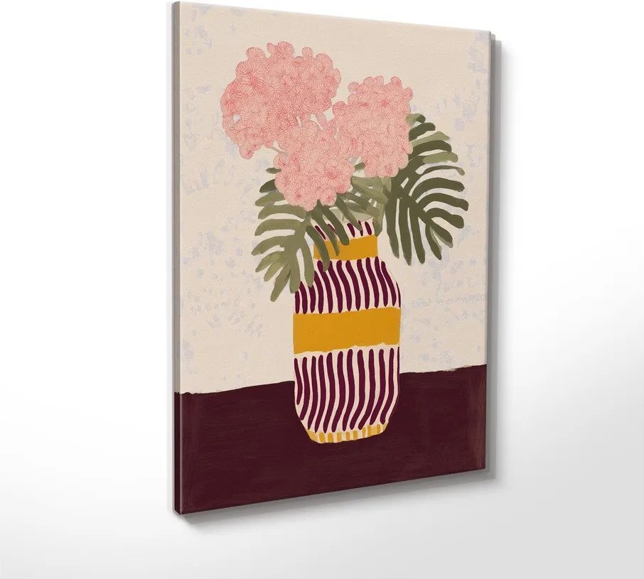 Dipinto 60x80 cm Striped Vase – Styler