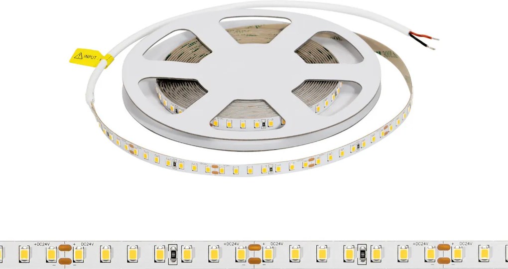 Striscia LED 24V 10W/m Alta Efficienza Professionale - IP20 - 5 metri