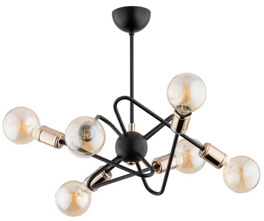 Surface-mounted lampadario VIRGINIA 6xE27/60W/230V