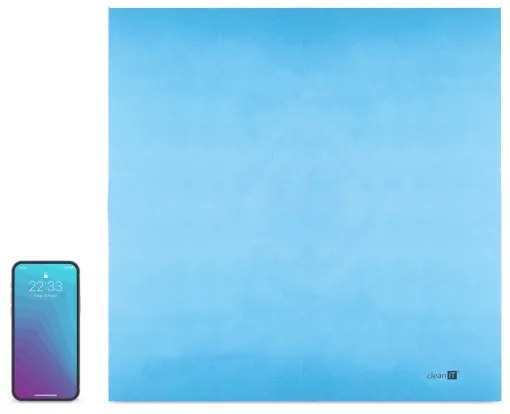 CLEAN IT CL-700 - Panno di pulizia in microfibra 40x42 cm blu