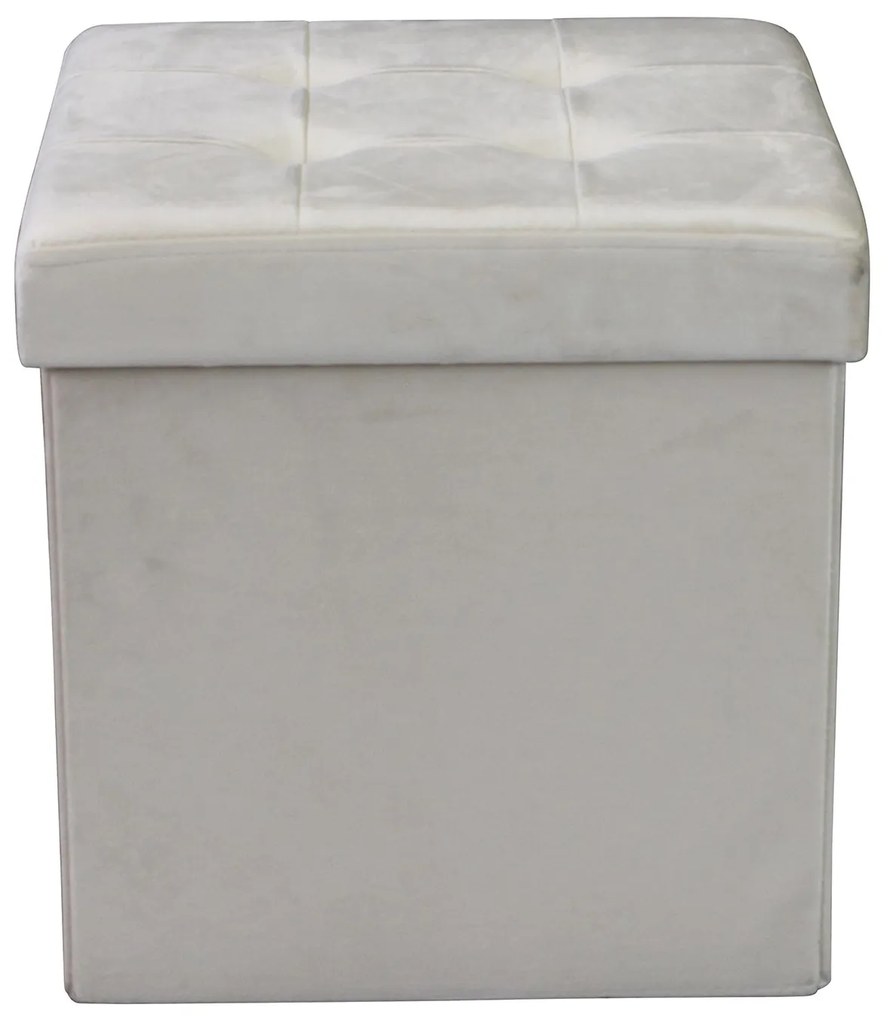 KATI - pouf quadrato in velluto