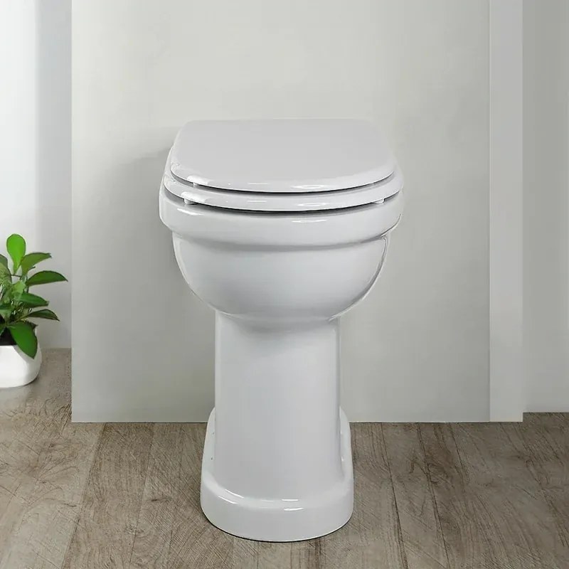 Wc per anziani H49 cm con scarico a pavimento