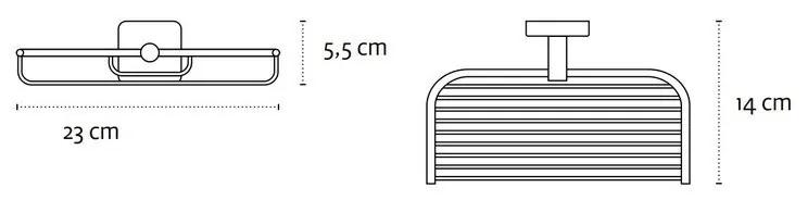 Kamalu - portaoggetti doccia griglia in acciaio modello kaman clode-434