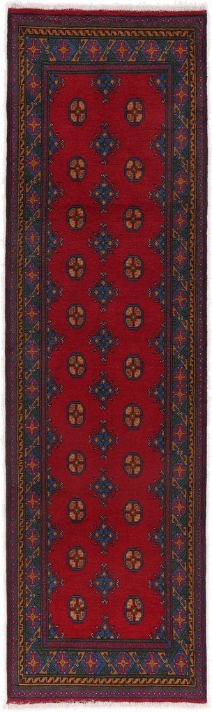 Afghan Tappeto 80 x 290 (Afghanistan) Annodato A Mano
