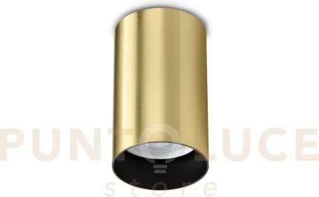 Look round lampada da soffitto 1 luce attacco gu10 lampadina inclus...