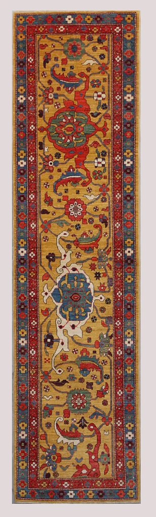Samarkand Tappeto orientale 90 x 400 (Pakistan) Annodato A Mano