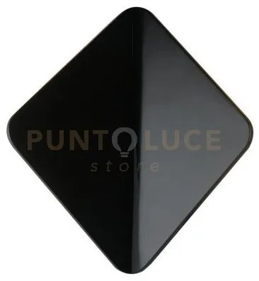 Applique a parete led kite nera 6 w 540lm 4000k 17,5x8x19,7cm