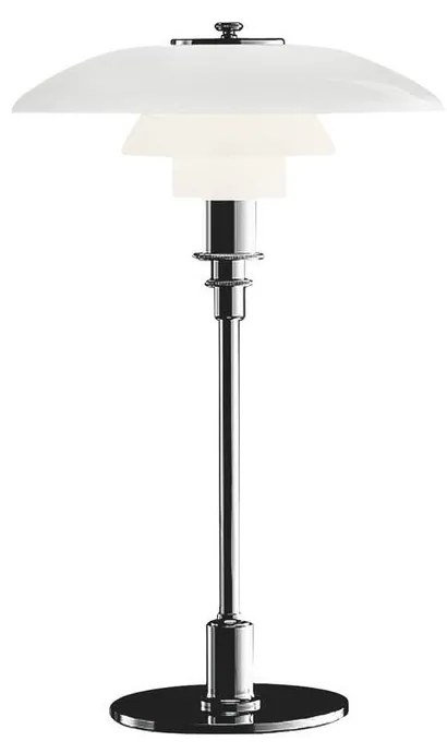 Louis Poulsen - PH 3/2 Lampada da Tavolo High-Gloss Chrome-Plated Louis Poulsen