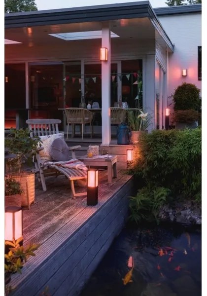 Philips 17429/30/P7 - LED RGB Lampada da esterno Hue IMPRESS 2xLED/8W/230V IP44