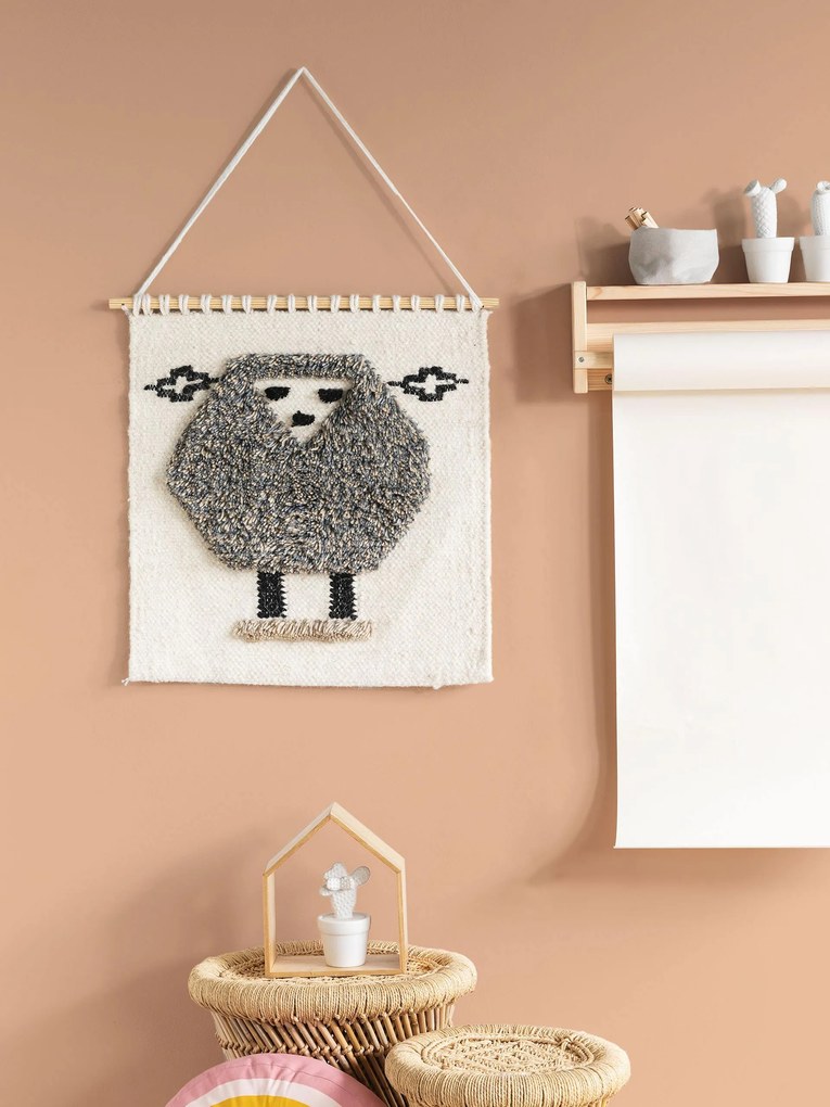 Lytte Decorazione per pareti Shawn Ivory 50x50 cm - Tappeto design moderno soggiorno