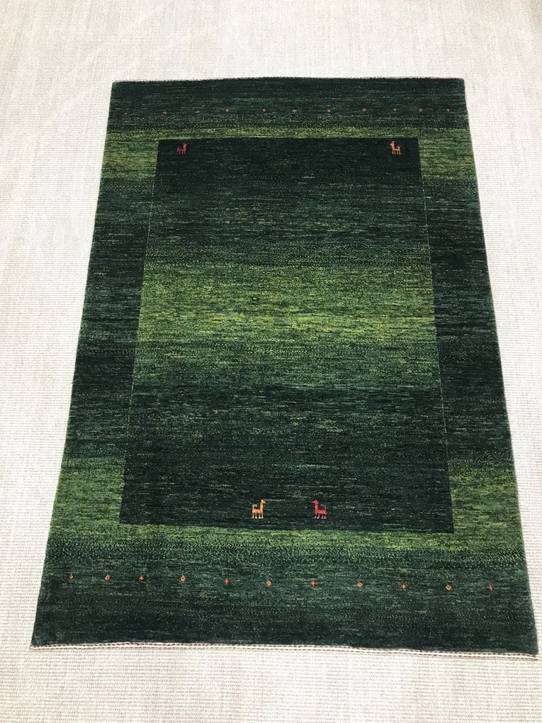Loribaft Tappeto persiano 180 x 120 Verde (Iran) Annodato A Mano
