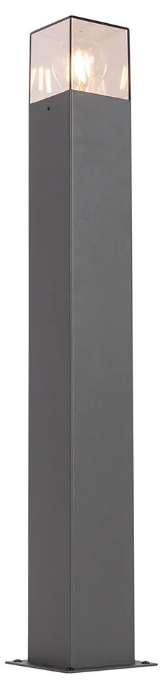 Lampada da terra per esterni moderna 70 cm Grigio scuro IP44 - Denmark