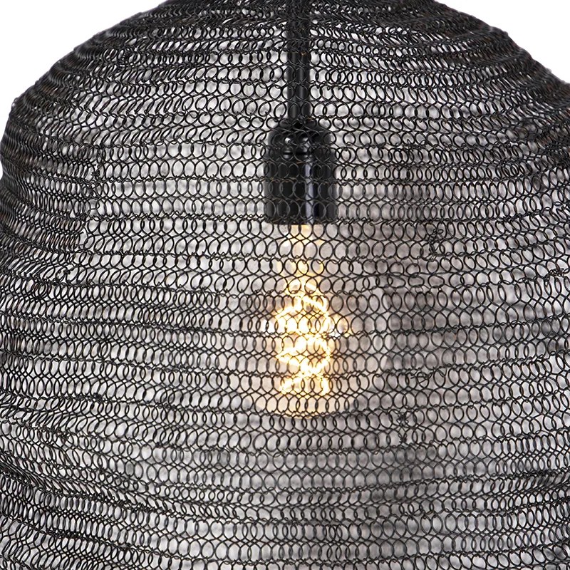 Lampada a sospensione orientale nera - Nidum Gran