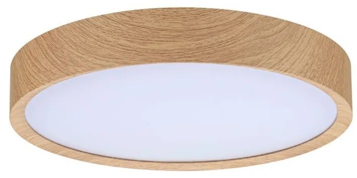 Paulmann - Tega LED Plafoniera IP44 Bianco/Legno Paulmann