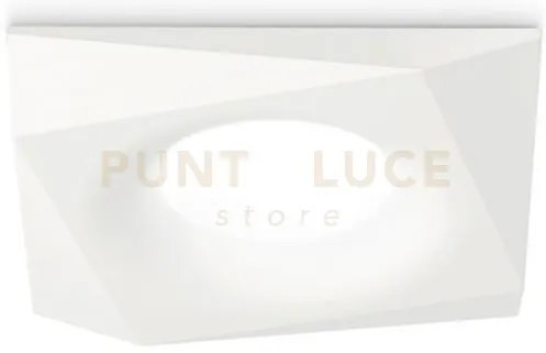 Gfa162- faretto da incasso 1 luce attacco gu10 bianco alluminio qua...