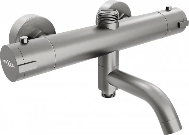 Mexen Kai rubinetto termostatico vasca-doccia, grafite - 77900-66