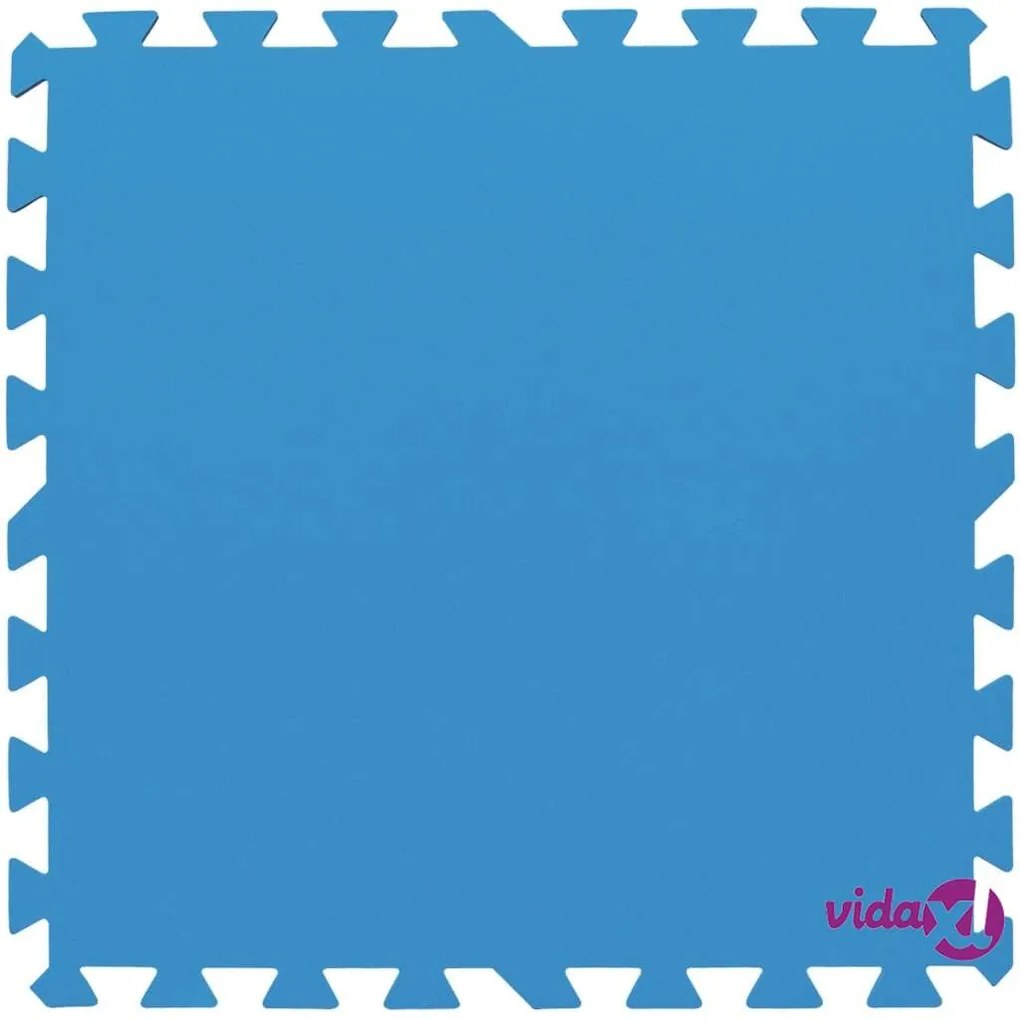 Bestway Protezioni per Pavimenti di Piscine 8 pz Blu 58220