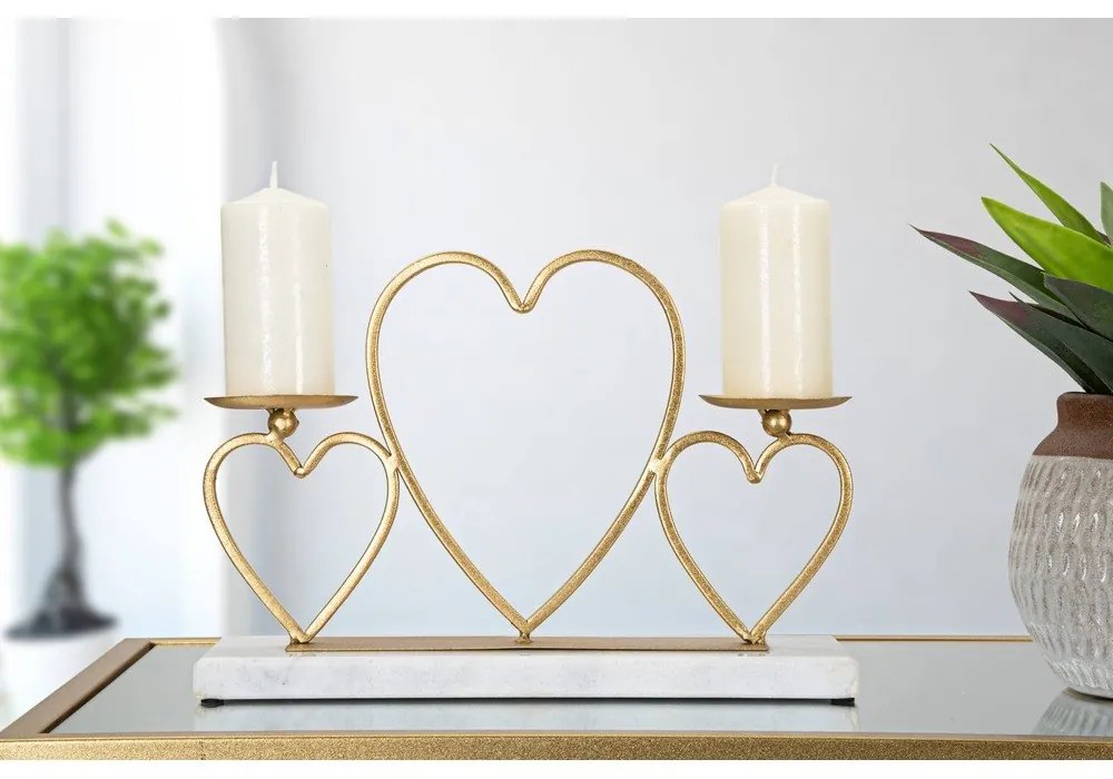 Candeliere in oro e bianco - Mauro Ferretti