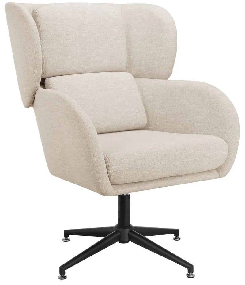 Poltrona in velluto bianco Vanessa - Støraa