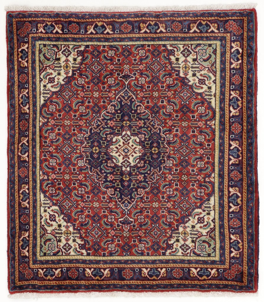 Sarouk Tappeto 80x70 (Iran) Annodato A Mano