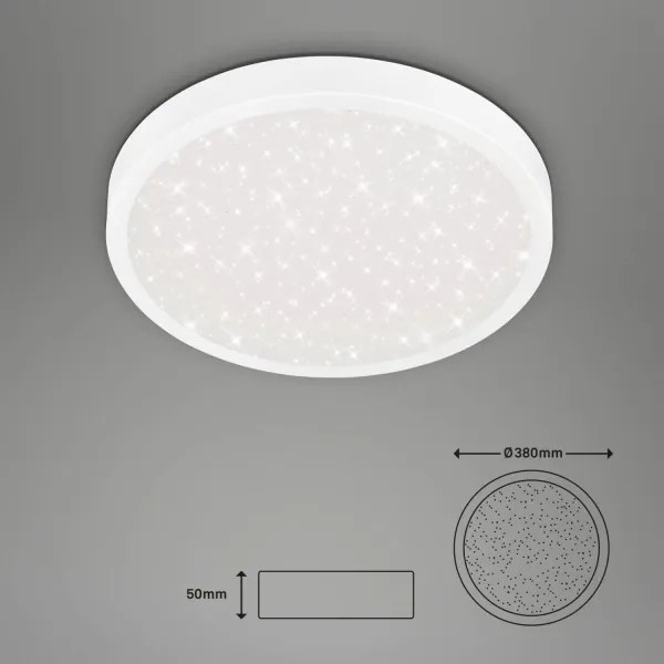 Briloner 3071-016 - Plafoniera LED RUNA LED/24W/230V diametro 38 cm bianco