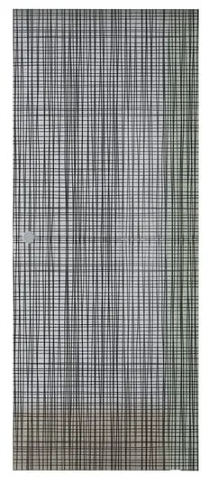 Anta per porta scorrevole Canapa in vetro grigio, L 88 x H 215 cm spessore 8 mm, apertura destra