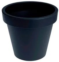 Vaso Plastiken Antracite polipropilene (Ø 25 cm)