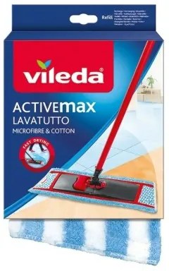 Ricambio per Mocio Vileda ViledaActive Max Microfibra Cotone (1 Unità)