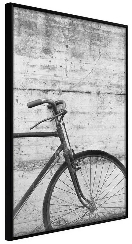 Poster  Bicycle Leaning Against the Wall  Cornice Quadri Cornice nera, Larghezza x Altezza Home decor 20x30