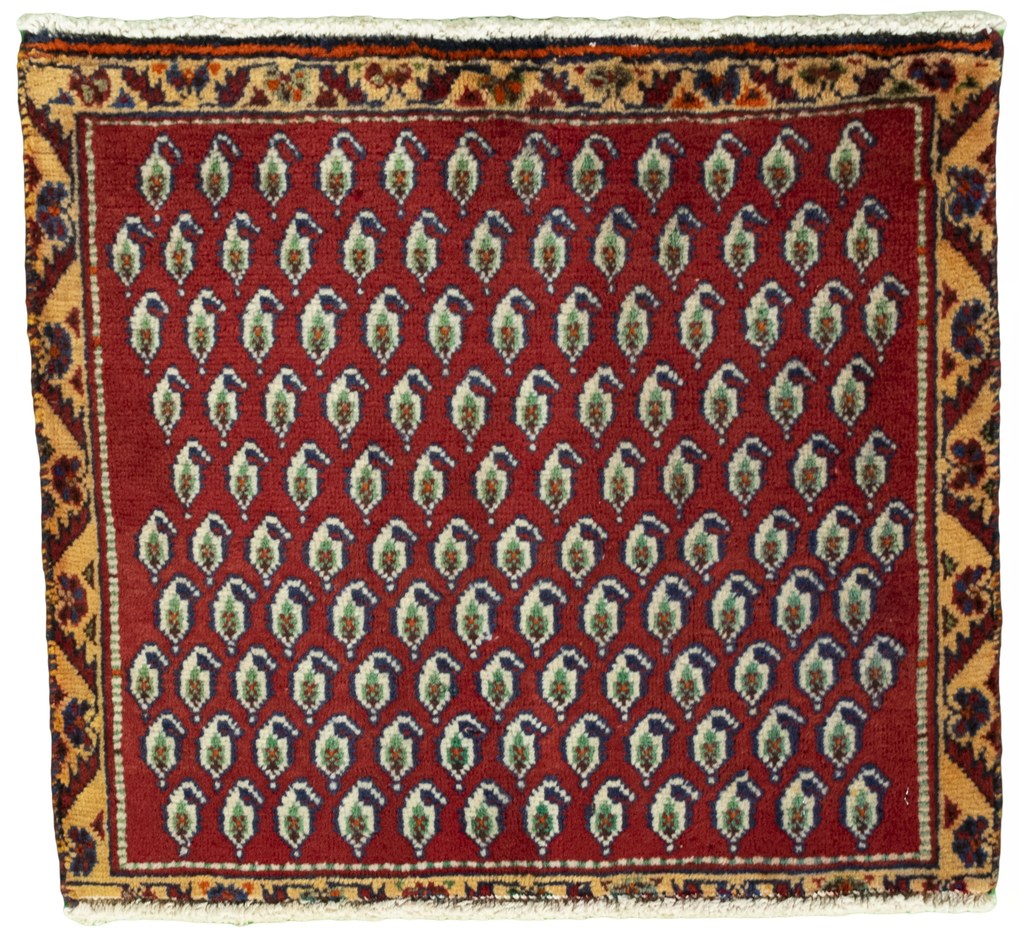 Shiraz Tappeto persiano 60x50 Rosso (Iran) Annodato A Mano
