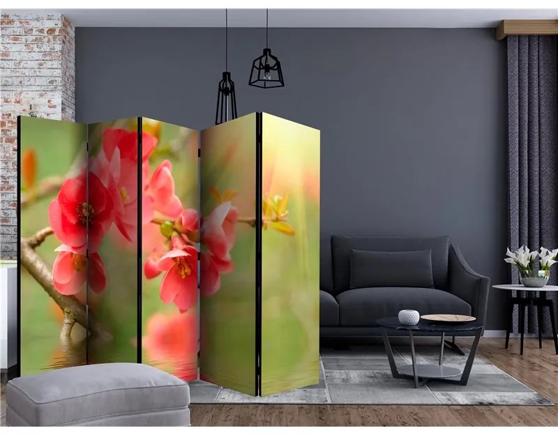 Paravento  Azalea reflected in the water II [Room Dividers]  Colore ---, Dimensioni e Misure 225x172