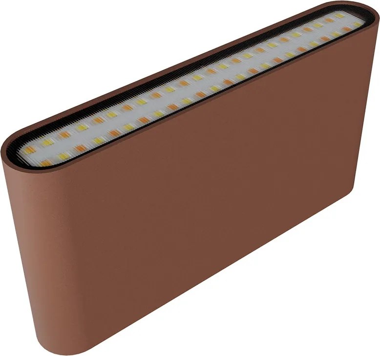 Applique LED 12W Bidirezione IP65 CCT Bianco Variabile - Corten