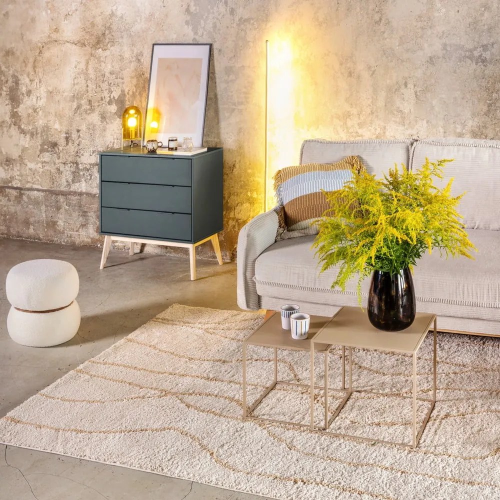 Tappeto color crema 160x230 cm Routa – Universal