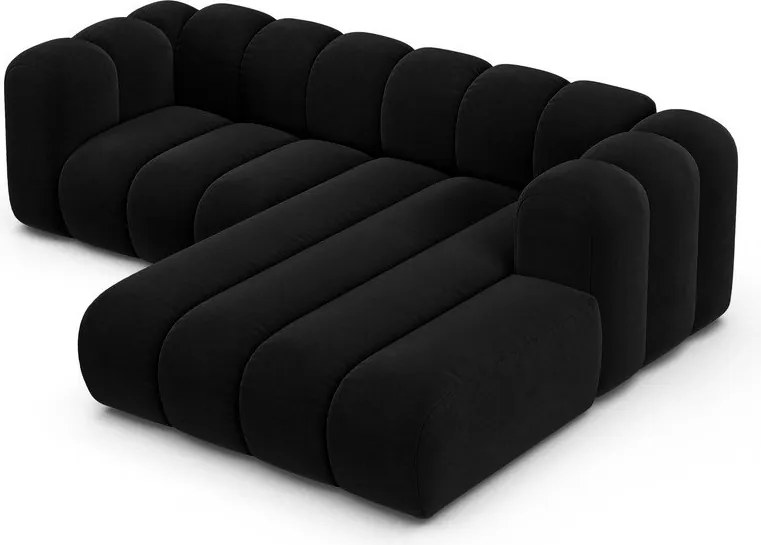 Divano angolare antracite ad angolo destro Lupine - Micadoni Home