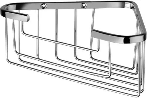 Paffoni Zpor003 griglia cestino portaoggetti angolare vasca doccia grande cromo