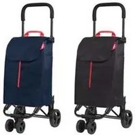 carrello spesa 50 litri twin 4 ruote - blu fer337250