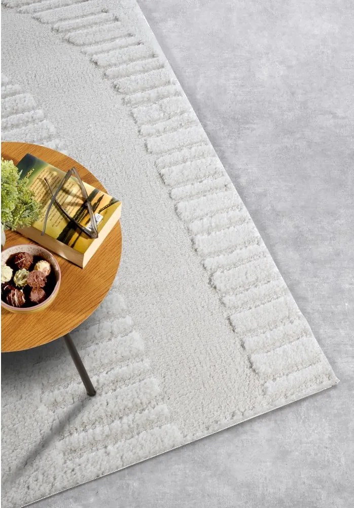 Tappeto color crema 120x170 cm Bartoux Cream White - Elle Decoration